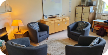 Autism Assessment Room at Wiltshire Psychology Service in Brinkworth